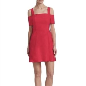 A.L.C. Red Ramie Mini Dress